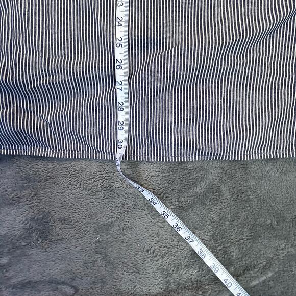 Levis Shirt Mens XXL Worker Long Sleeve Button Up Striped - Picture 9 of 9